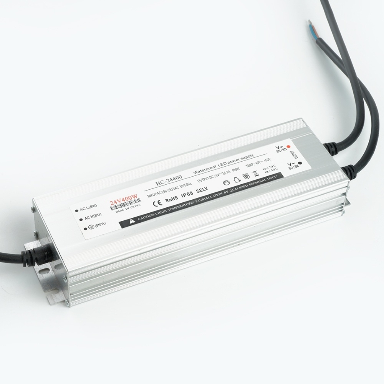 Трансформатор электронный для светодиодной ленты 400W 24V IP67 (драйвер) Feron LB007 48744 — фото 5