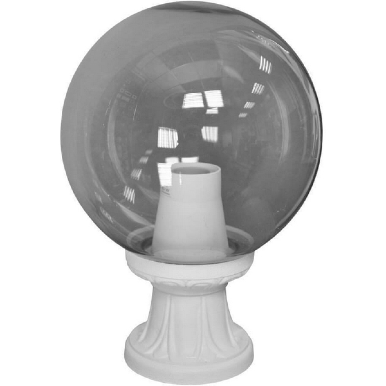 Наземный светильник IP55 уличный Fumagalli Globe 250 G25.110.000.WZE27 в форме шара — фото 1