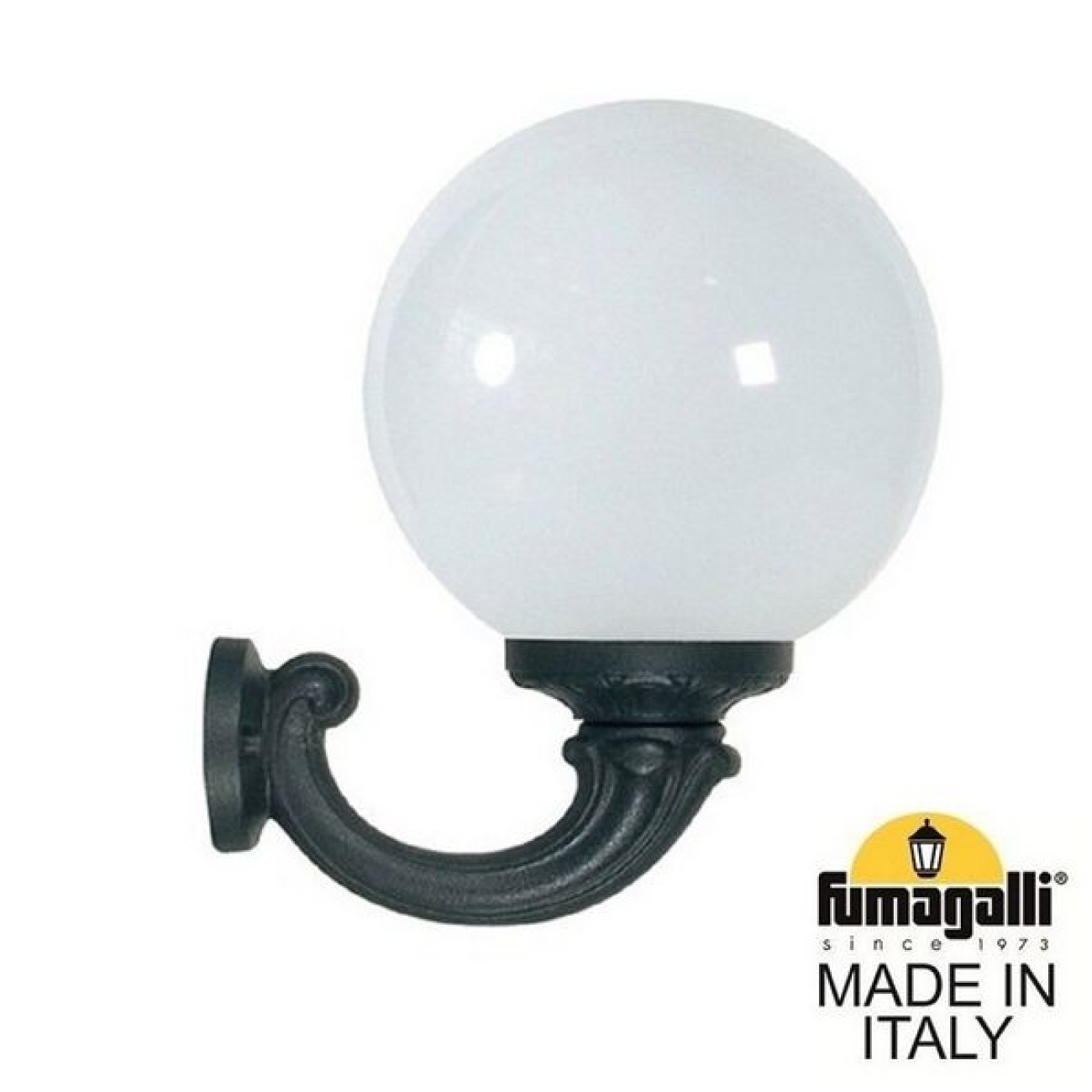 Настенный фонарь уличный IP55 Fumagalli Globe 300 G30.132.000.AYE27 в форме шара — фото 1