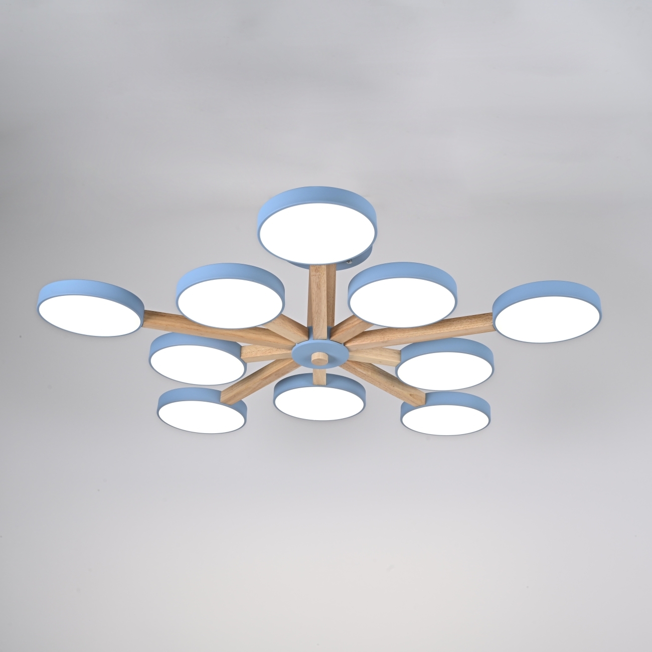 Потолочная люстра LED на штанге Turna L10 Blue By ImperiumLoft Turna-B01 (Умный дом, Алиса) 228854-26 — фото 2