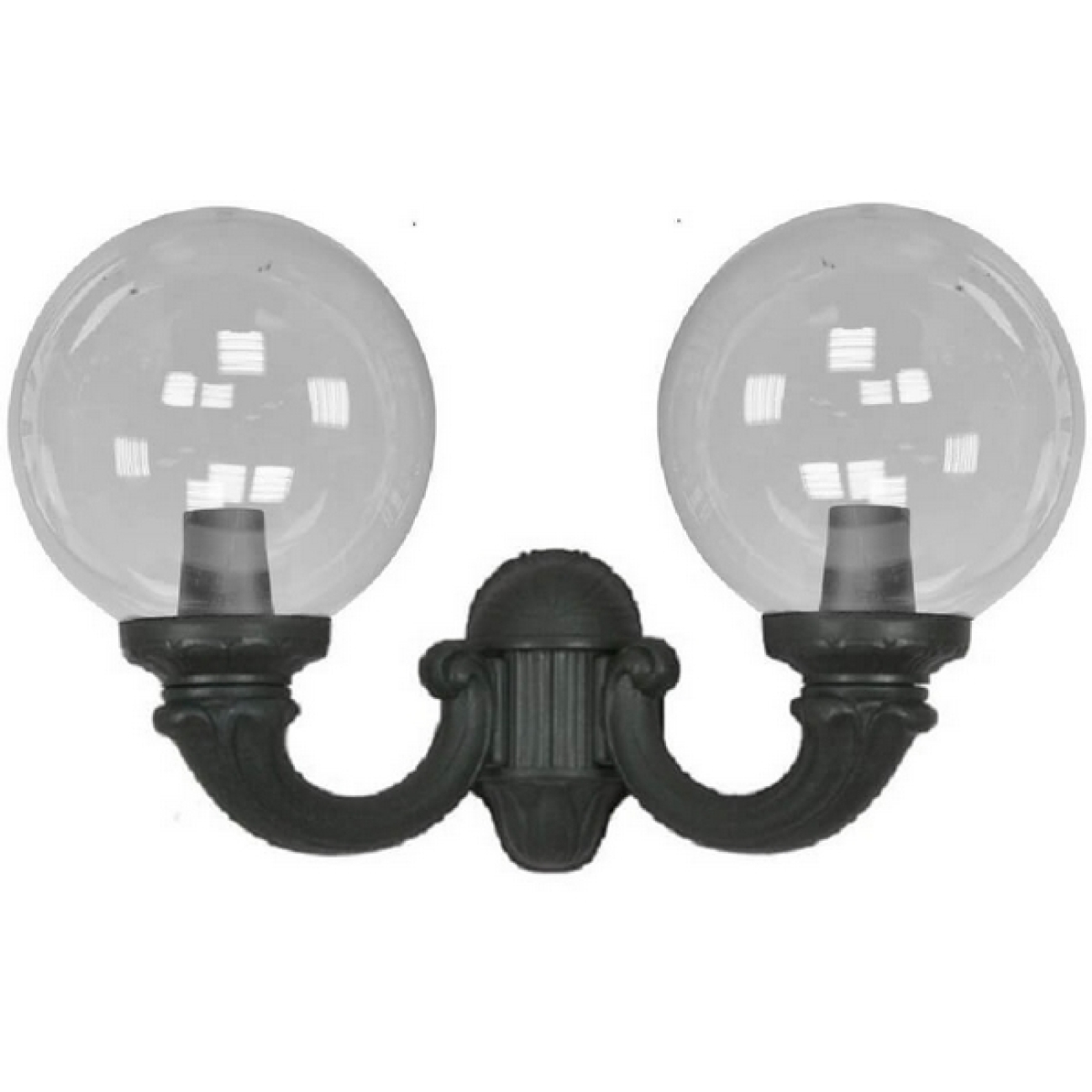 Настенный фонарь уличный IP55 Fumagalli Globe 300 G30.142.000.AXE27 шарики — фото 1
