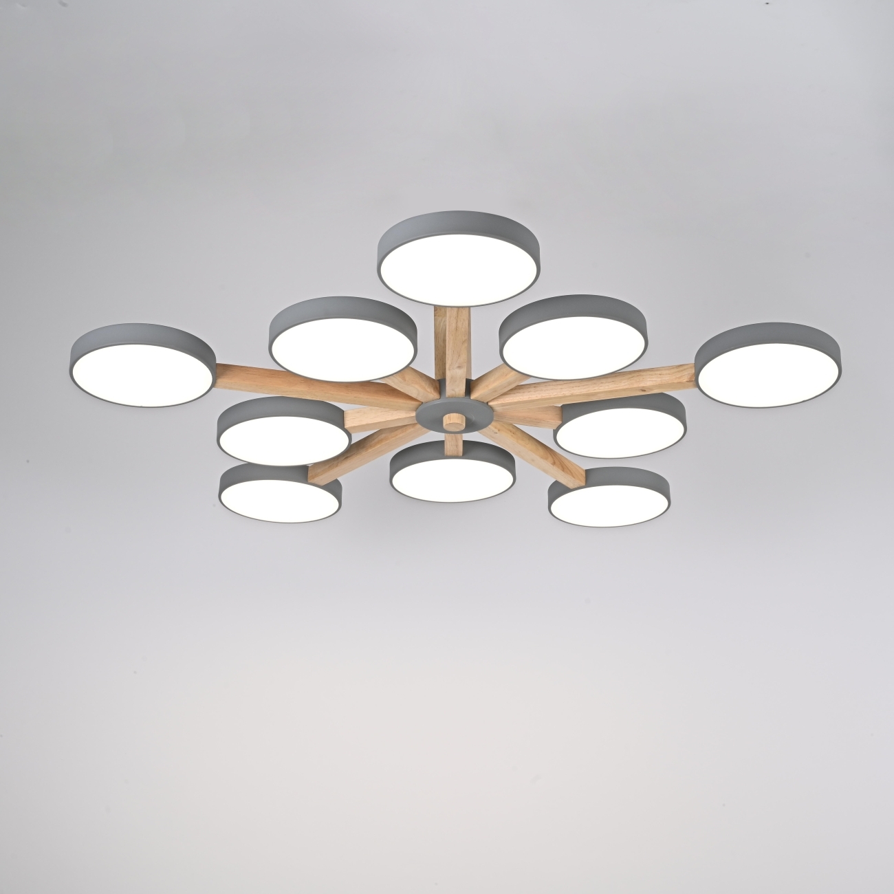 Потолочная люстра LED на штанге Turna L10 Grey By ImperiumLoft Turna-B01 (Умный дом, Алиса) 228858-26 — фото 7