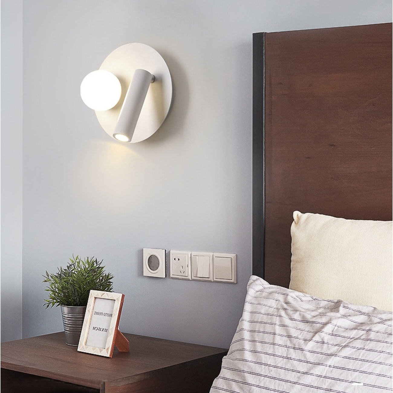 Настенный светильник LED с выключателем SNOTRA WALL A Right 3000К ImperiumLoft Snotra-Wall01 (224139-23) — фото 6