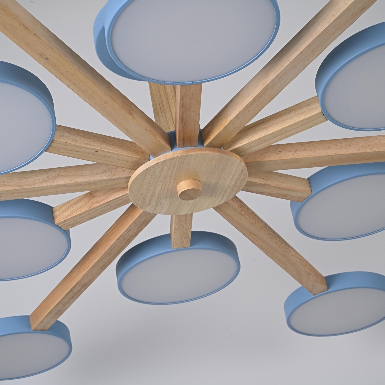 Потолочная люстра LED на штанге Turna L12 Blue By ImperiumLoft Turna-B01 (Умный дом, Алиса) 228855-26 — фото 3