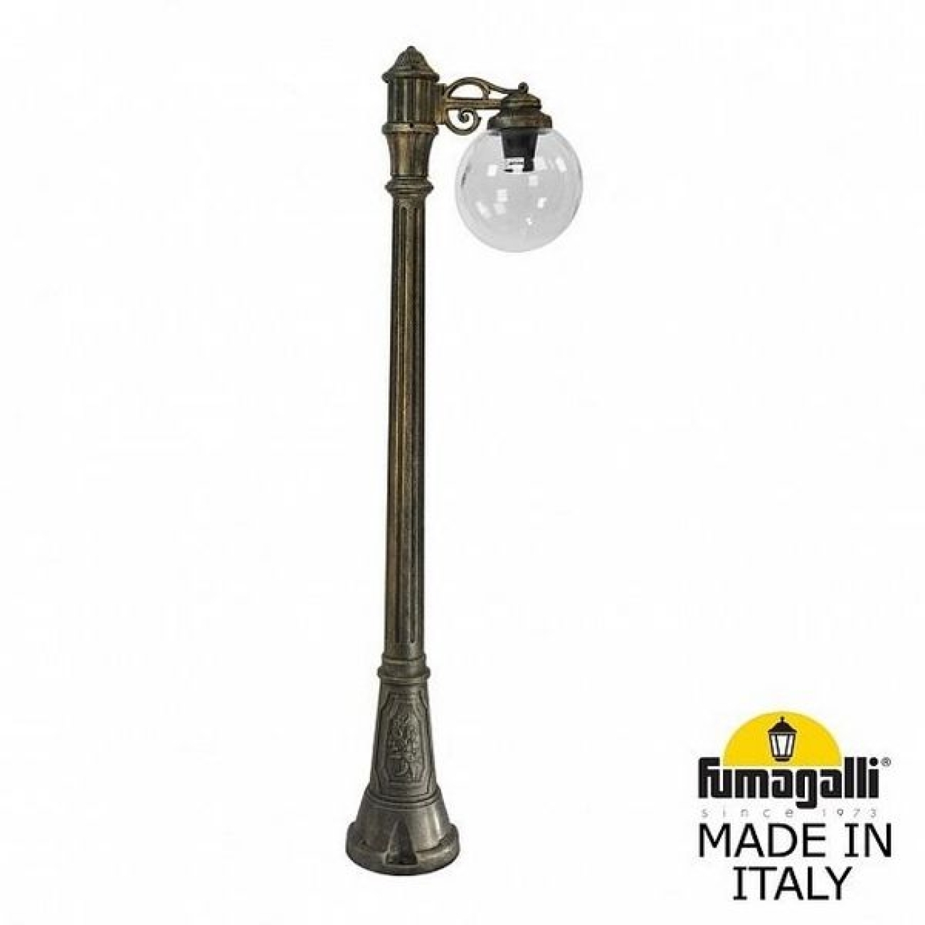 Наземный светильник IP55 уличный Fumagalli Artu/G250 1L. G25.158.S10.BXE27 в форме шара — фото 1