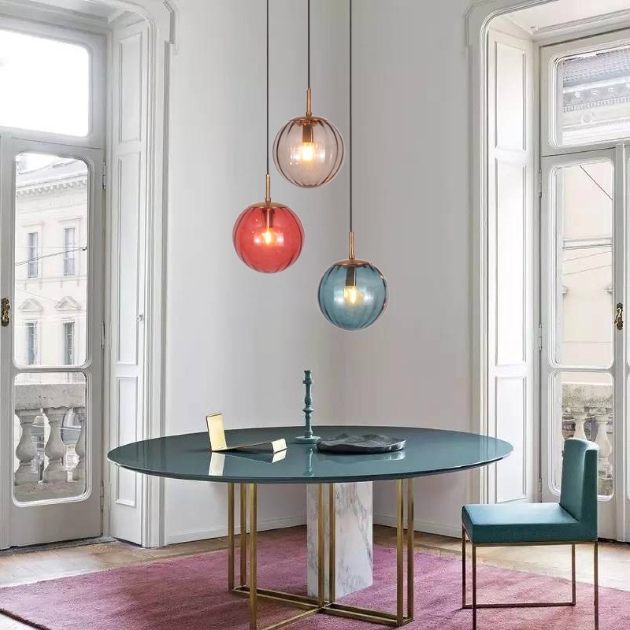 Подвесной светильник ASKA D150 Blue ImperiumLoft Aska01 (288906-26) — фото 6