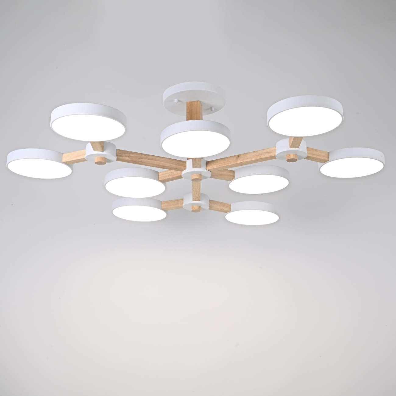 Потолочная люстра на штанге LED TURNA Белый ImperiumLoft Turna-X01 (178304-26, Умный дом, WiFi, голосовое управление) — фото 3