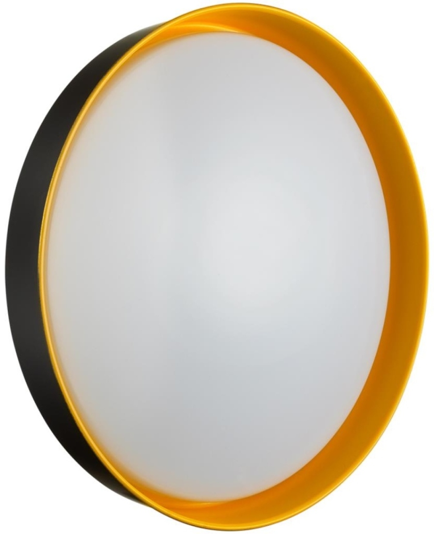 Настенно-потолочный светильник Sonex Tuna Yellow 7711/EL пластик/желтый LED 70Вт 3000-6000К D500 IP43 пульт ДУ — фото 6