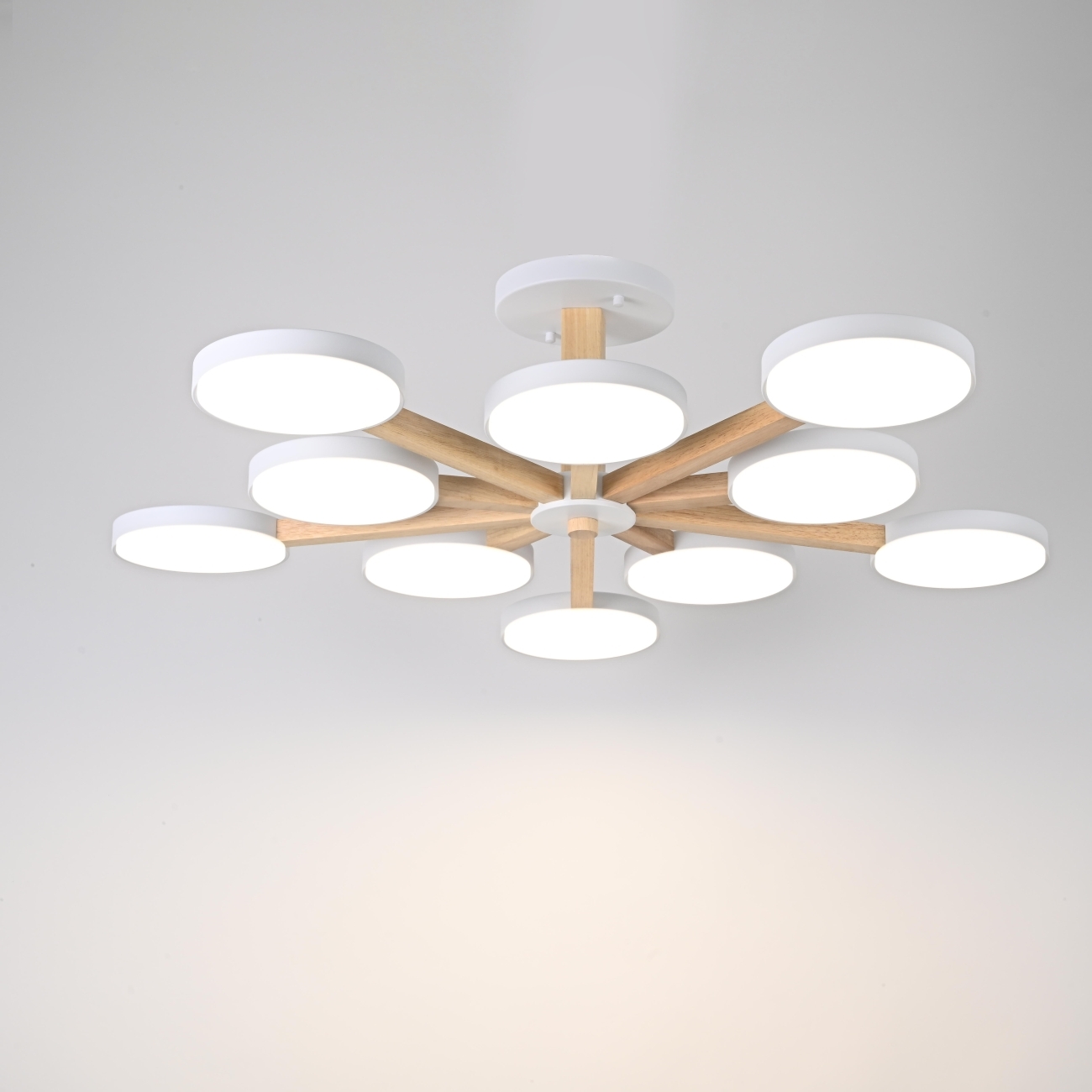 Потолочная люстра LED на штанге Turna L10 White By ImperiumLoft Turna-B01 (Умный дом, Алиса) 228850-26 — фото 7