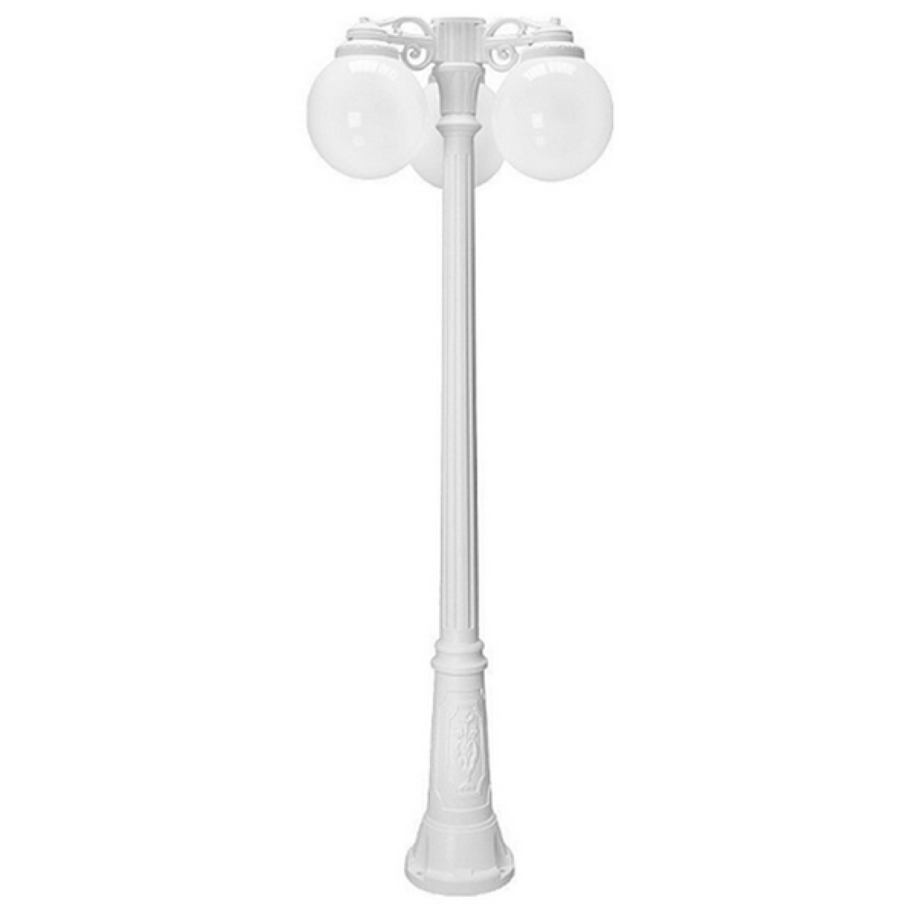 Наземный светильник IP55 уличный Fumagalli Ricu BISSO/G300 3L DN G30.157.S30.WYE27DN в форме шара — фото 1