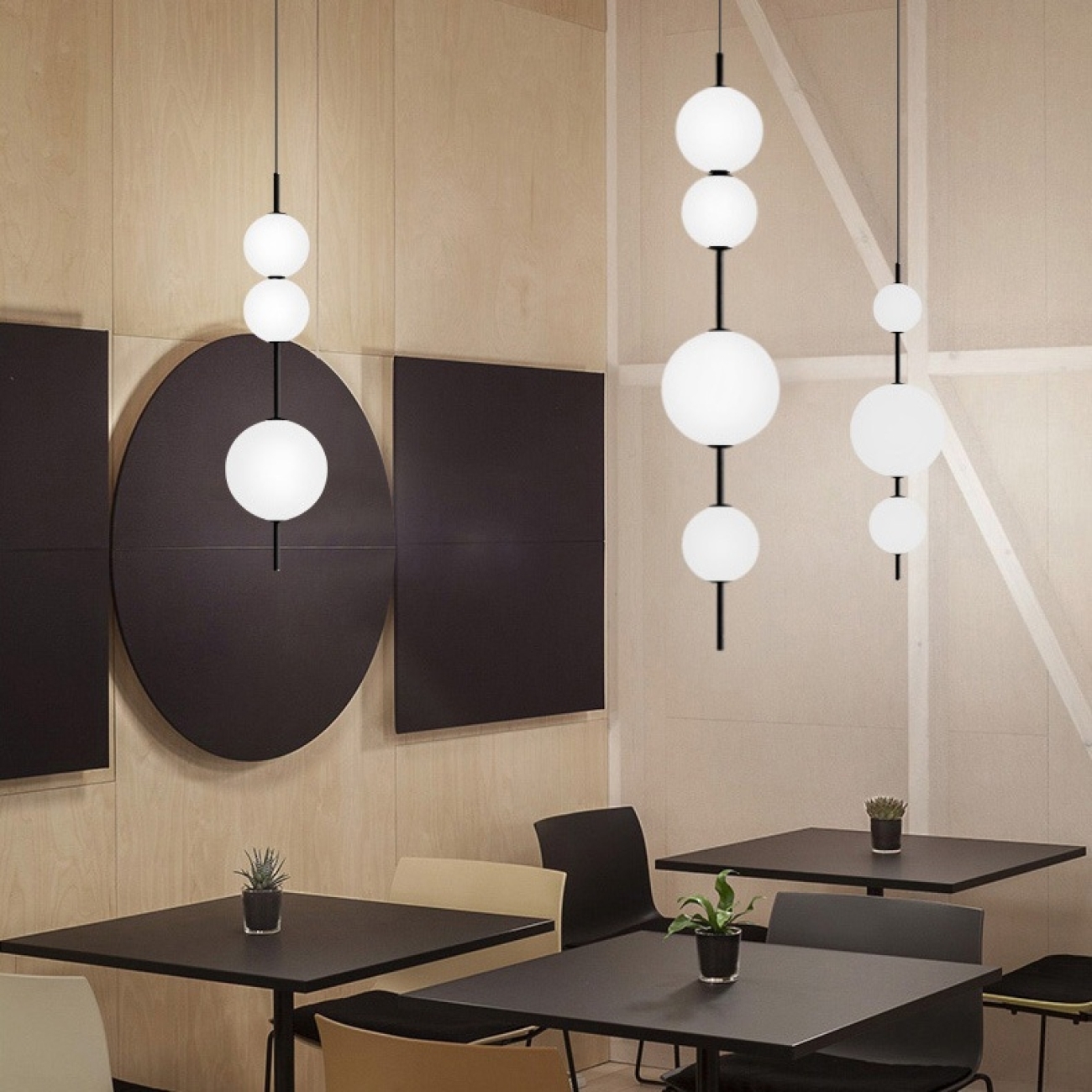 Подвесной светильник LED White Beads Pendant D50 By ImperiumLoft 40.2133-0 275303-22 шарики — фото 5