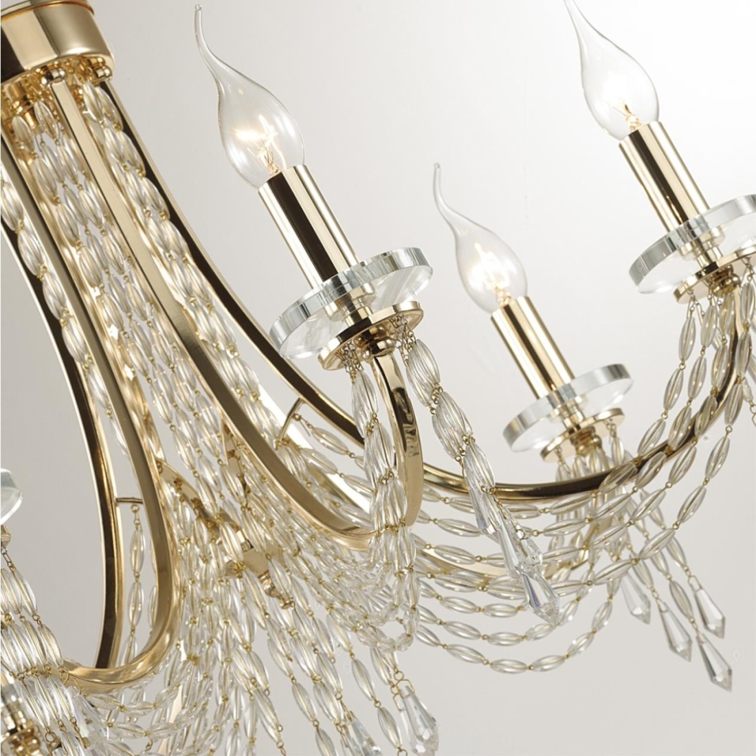 Подвесная люстра Odeon Light Capel 5063/6 ODL24 537 золото/прозрачный/металл/хрусталь E14 6*40W — фото 3