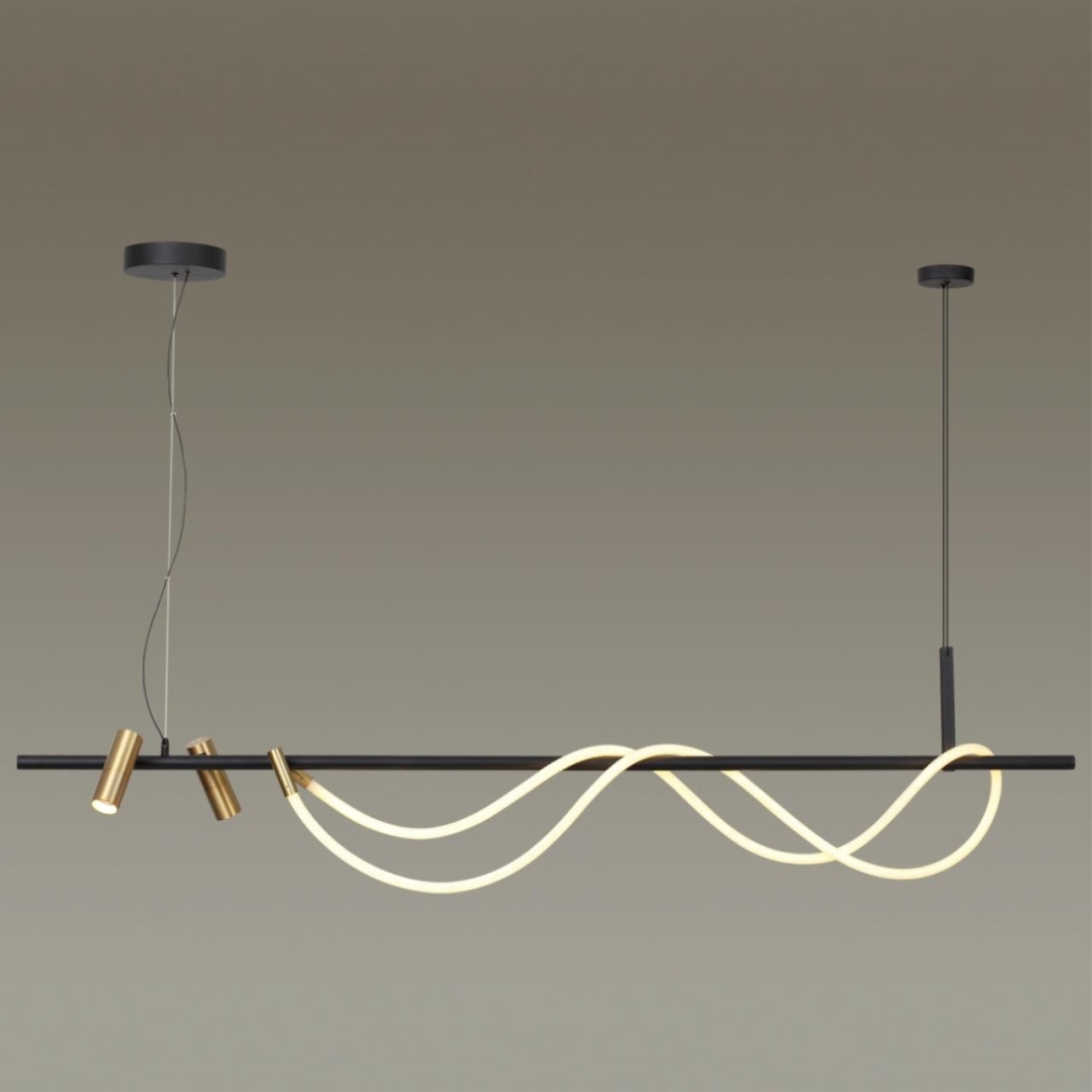 Подвесной светильник Odeon Light Corda 4397/40L гибкий неон — фото 2