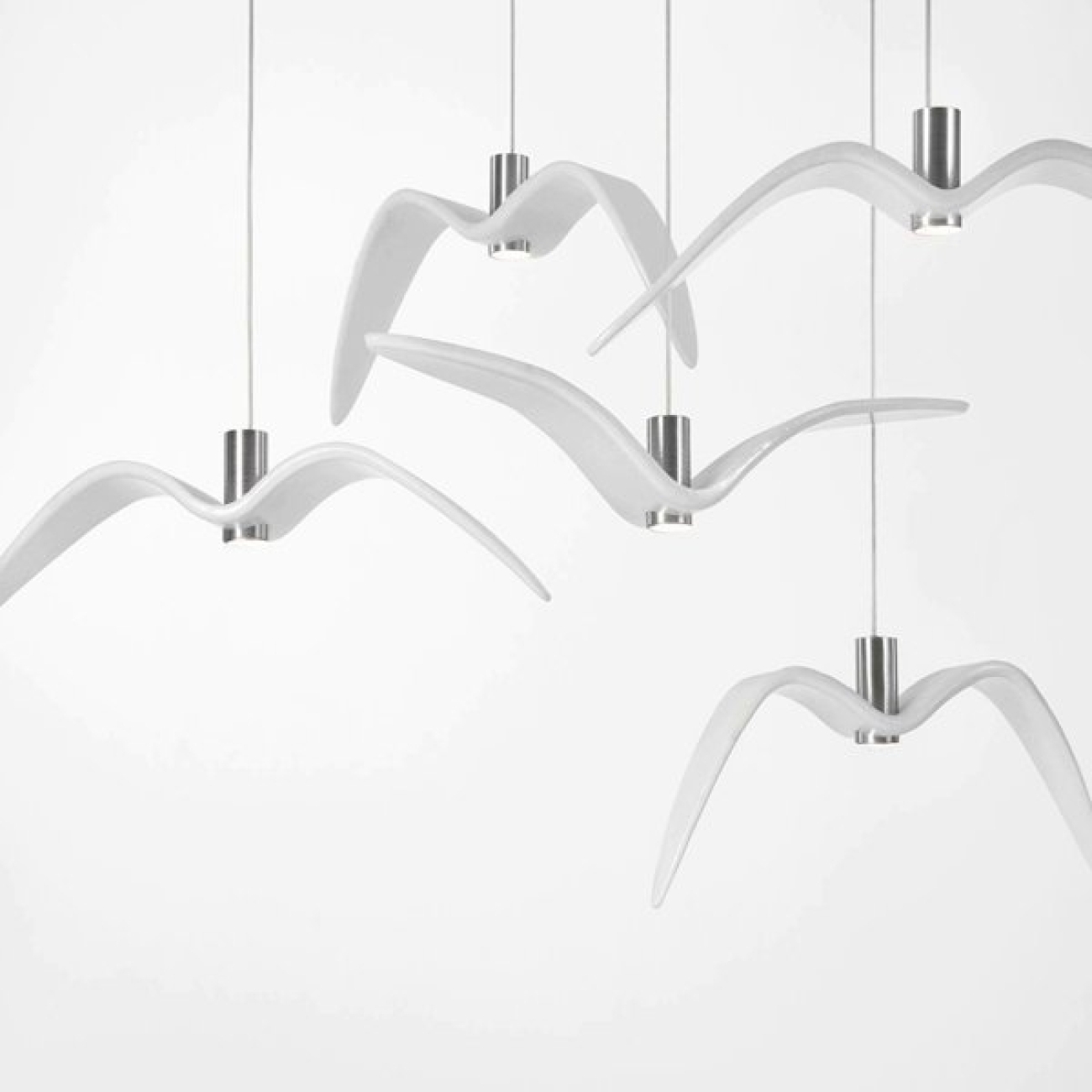 Подвесной светильник Brokis Night Birds White C ImperiumLoft 40.2189-0 (183502-22) — фото 2