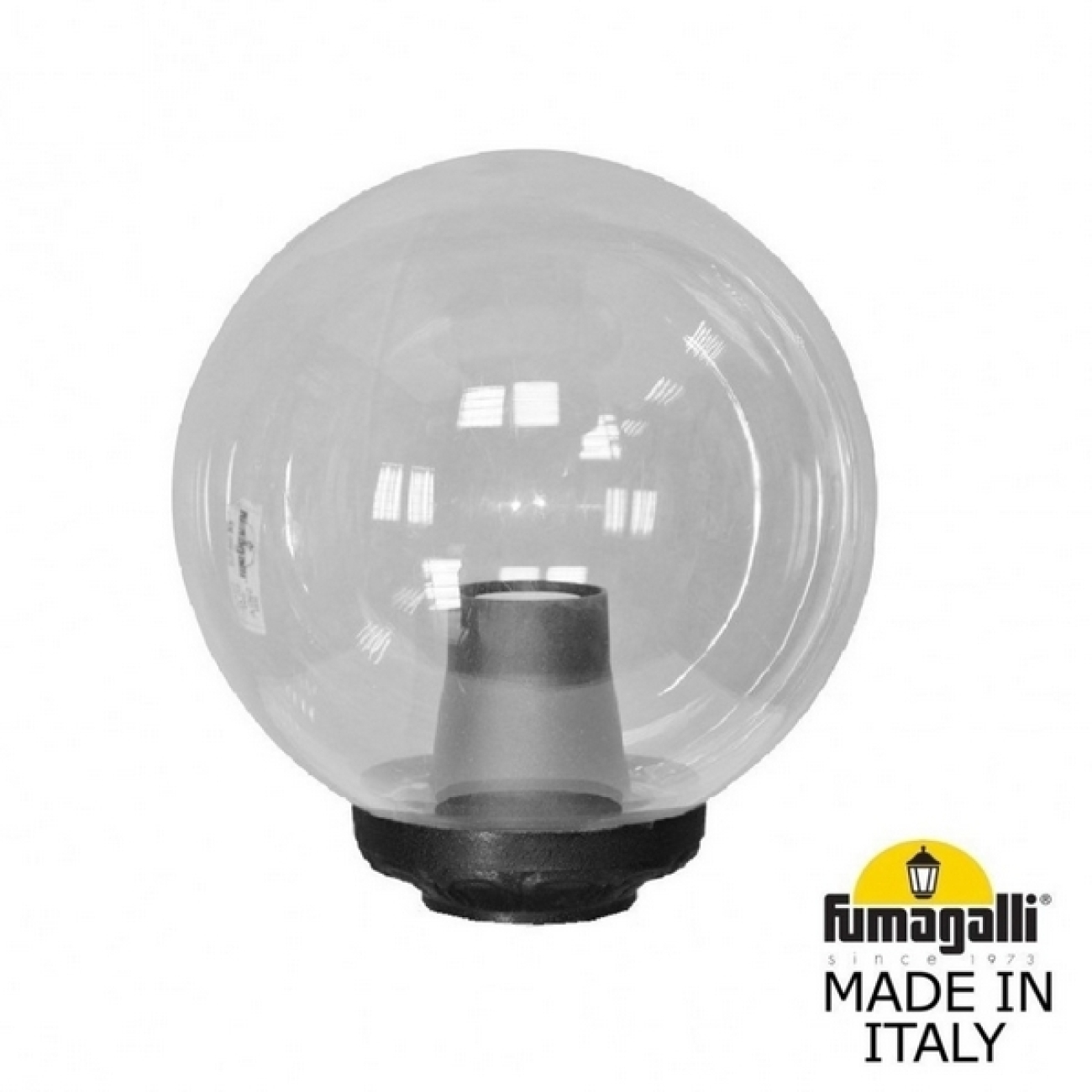 Наземный светильник IP55 на трубу Fumagalli Globe 250 Classic G25.B25.000.AXE27 в форме шара — фото 1