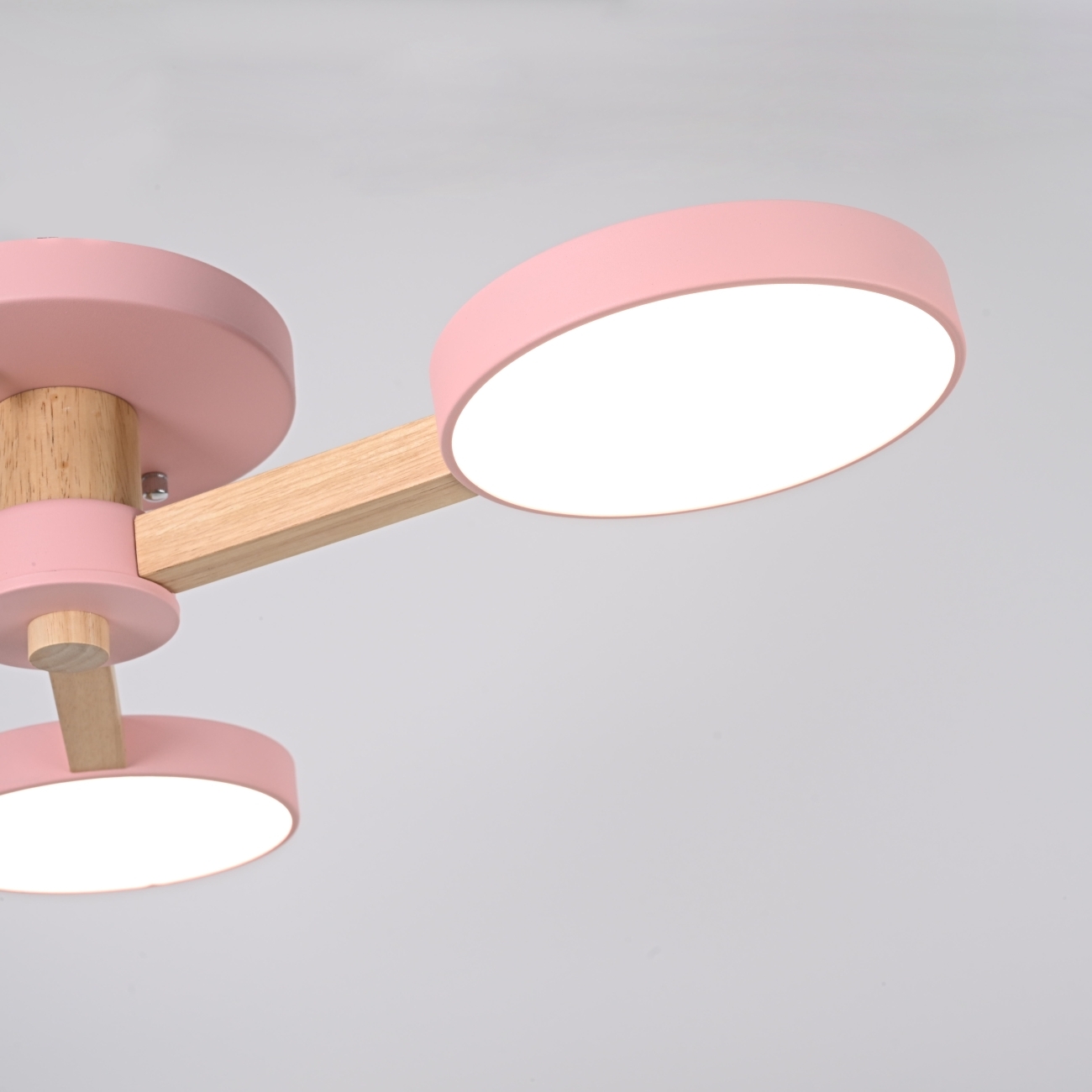 Потолочная люстра LED на штанге с пультом Turna 3 Pink By ImperiumLoft Turna01 (Умный дом, Алиса) 178333-26 — фото 6