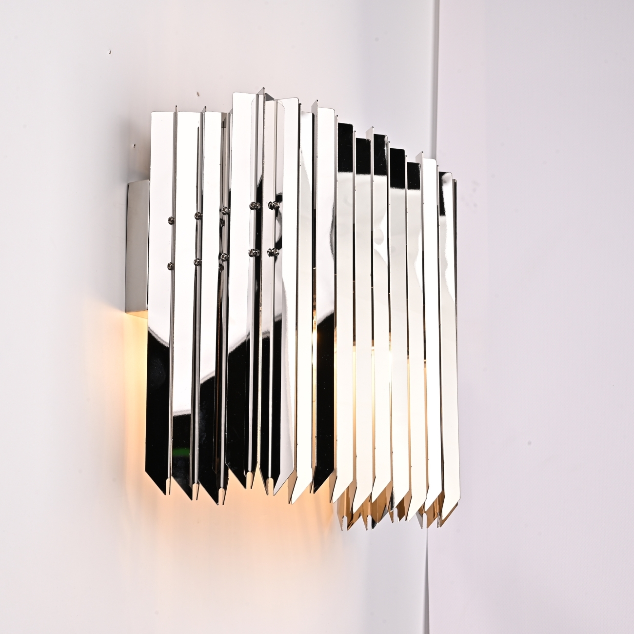 Настенный светильник Grace Lightning Facet Wall Lamp Silver By ImperiumLoft Grace01 310149-22 — фото 7