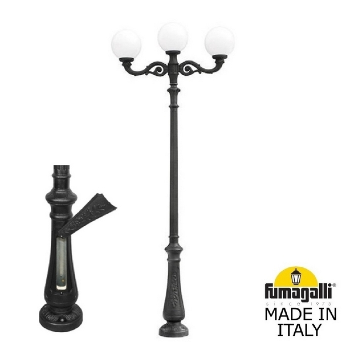 Наземный фонарь светодиодный IP55 Fumagalli Globe 300 G30.202.M30.AYE27