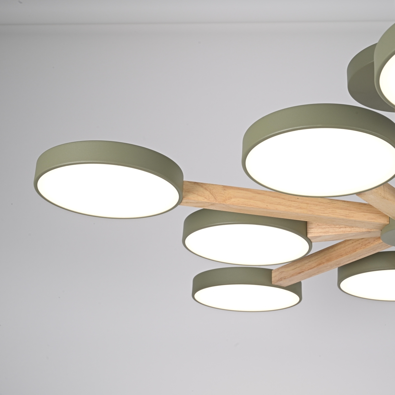 Потолочная люстра LED на штанге Turna L10 Khaki By ImperiumLoft Turna-B01 (Умный дом, Алиса) 228862-26 — фото 9