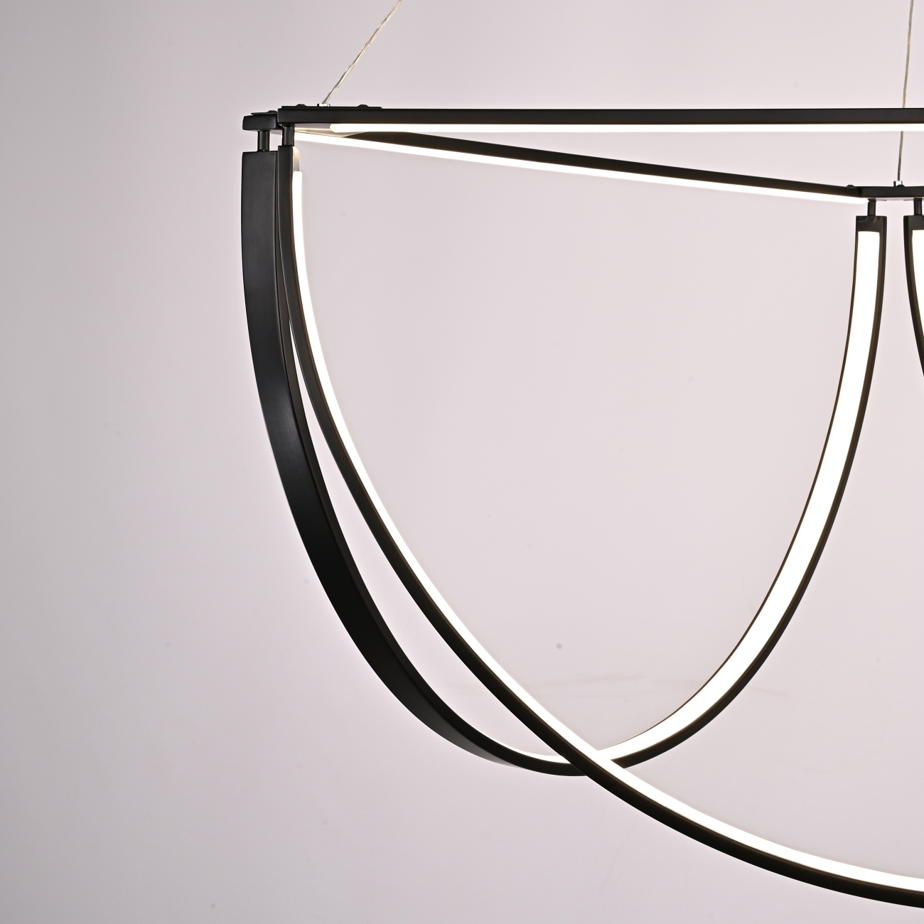 Подвесной светильник LED с пультом Solana Light 3 Black By ImperiumLoft Solana-Light01 302463-23 — фото 3
