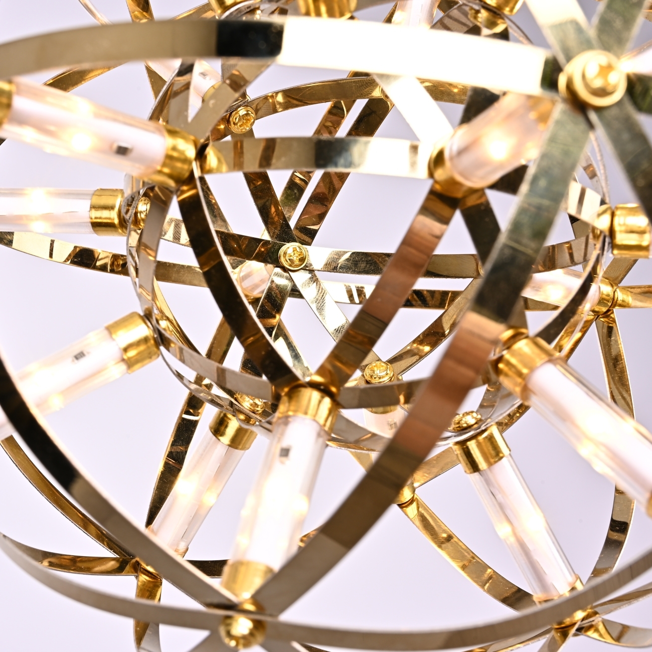 Подвесной светильник LED Mi Raimond Lamp D20 Gold By ImperiumLoft Mi_Raimond01 302461-22 в форме шара — фото 5