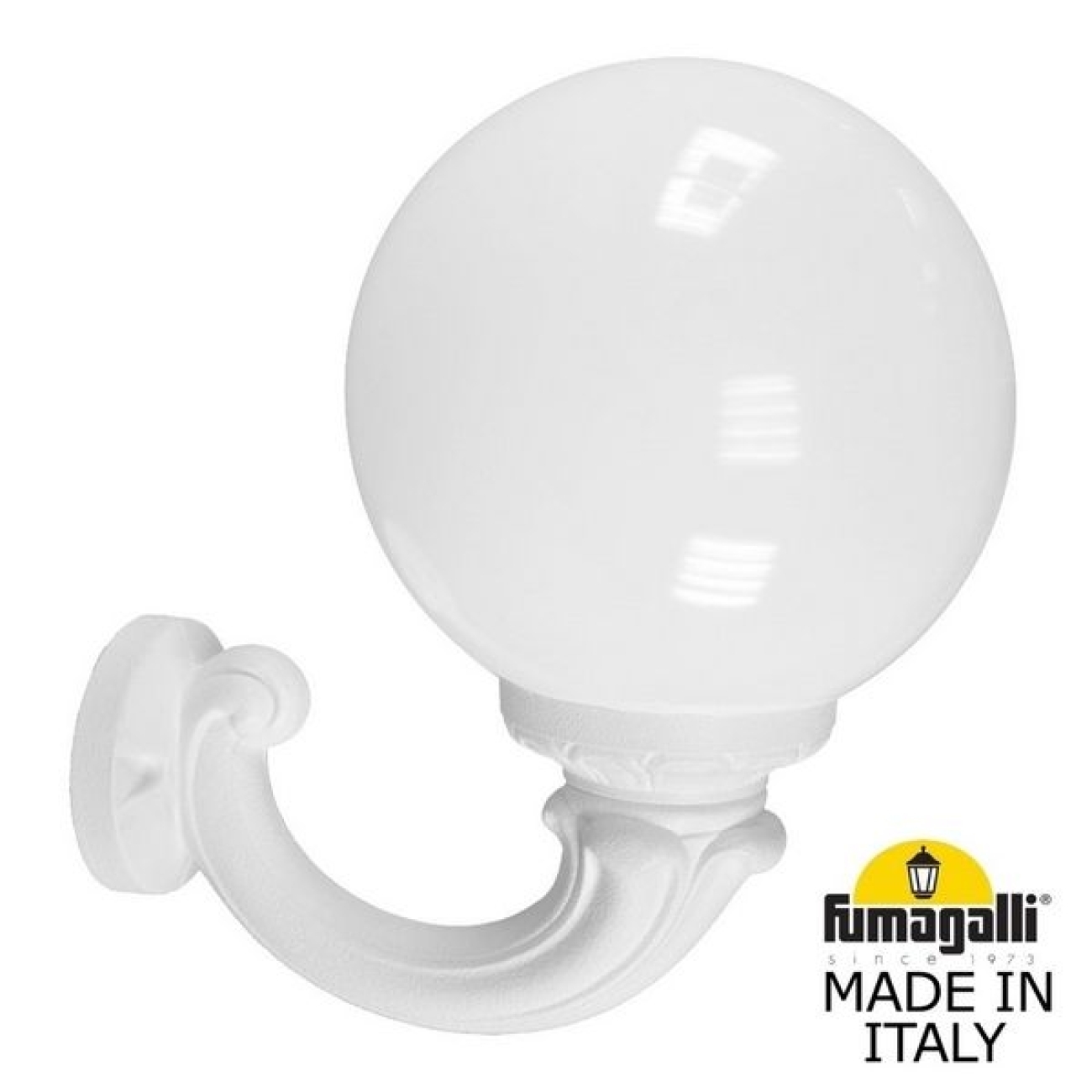 Настенный светильник уличный IP55 Fumagalli Ofir/G250. G25.132.000.WYE27 в форме шара — фото 1