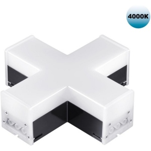 Светильник-соединитель "Х"- образный Novotech Bits 359114 IP20 LED 12W 4000K 220V 1080Лм черный