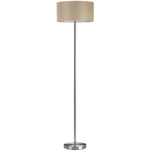 Торшер Lumion Nikki 8250/2F никель/бежевый, металл/текстиль Е27 2*60W 220V
