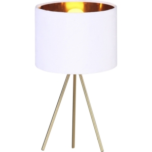 Настольная лампа ST Luce Fuego SL6242.504.01 Золотистый/Белый E27 1*40W