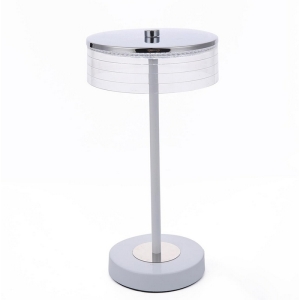 Настольная лампа Lumion Satiana 8252/1TL серебро/белый/прозрачный, металл/акрил LED 7W 400К 220V