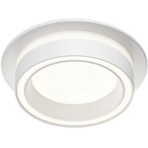 Встраиваемый светильник Denkirs Glow GX53 15 Вт LED белый алюминий акрил