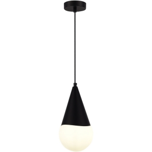 Подвесной светильник Evoluce Fiori SLE1197-403-01 Черный/Белый E27 1*40W