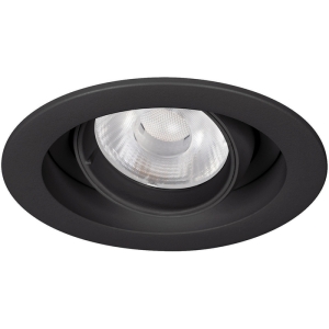 Встраиваемый светильник светодиодный MS-VORTEX-BUILT-R90-12W Warm3000 (BK-BK, 20 deg, 230V) (Arlight, IP20 Металл) 058426