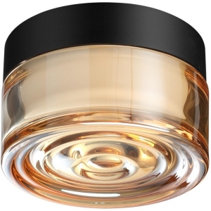 Настенно-потолочный светильник уличный светодиодный Odeon Light Ronda 7158/6CL янтарь/стекло/поликарбонат IP65 LED 6W 2200/2700/3000K 220V