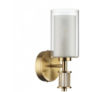 Бра Odeon Light Saga 5088/1WA античная бронза/стекло E14 1*40W