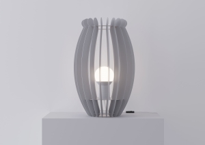 Светильник настольный декоративный EPHYRA AMPHORA (AMR-365), Платина матовый, E27, MAX 60W, 1м