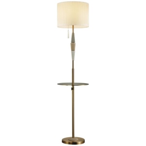 Торшер Odeon Light Latte 5403/1F бронзовый/светло-коричневый/кремовый/металл/керамика/ткань E27 1*60W