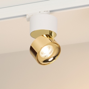 Светильник SP-PLURIO-TRACK-4TR-R77-9W Warm3000 (WH-BRS, 36 deg, 230V) (Arlight, IP20 Металл, 3 года)