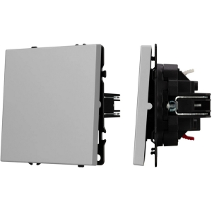 Механизм выключателя одноклавишный проходной SWT-NOBE-MKP1-SFPL-IS (230V, 10A) (Arlight, Никель) 059433
