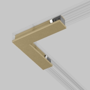 Угловой коннектор Elektrostandard Line Magnetic Brass Line 85006/00 (латунь)