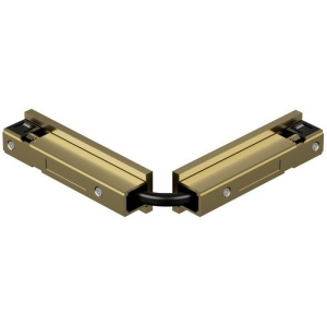 Коннектор для трека Denkirs Shine Base TR5724-SB 90° стена-потолок с поворотом трека под произвольным углом, сатинированная латунь