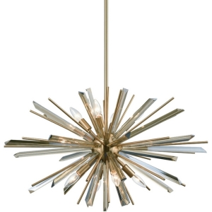 Потолочная люстра на штанге P68112-8AB DeLight Collection P68112 antique brass