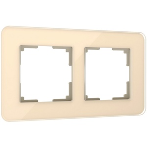 Рамка из стекла на поста айвори (a057883) Werkel Elite W0022443