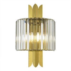 Бра ST Luce Nari SL1635.301.02 Латунь/Прозрачный E14 2*40W