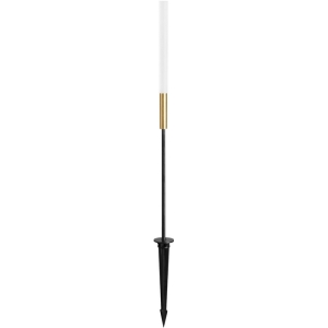 Грунтовой светильник светодиодный KT-CATALI-BOLL-H400-0.5W Warm3000 (BK, 160 deg, 24V) (Arlight, IP65 Металл) 050681