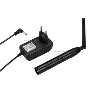 Усилитель SMART-DMX-Transmitter Black (5V, XLR3 Female, 2.4G) (IP20 Металл) 028416