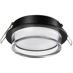 Светильник встраиваемый Novotech Gem 371026 черный IP20 GX53 12Вт 220-240V