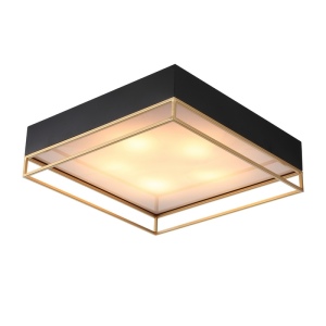 SL1127.422.05 Светильник потолочный ST-Luce Черный, Матовое золото/Белый E27 5*40W ХОДО