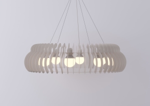 Люстра декоративная EPHYRA TOP (TOP-890), Айвори матовый, E27, MAX 540W, 60W цоколь, 2м