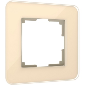 Рамка из стекла на пост айвори (a057882) Werkel Elite W0012443